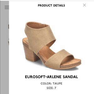 Eurosoft sandals BRand new never worn